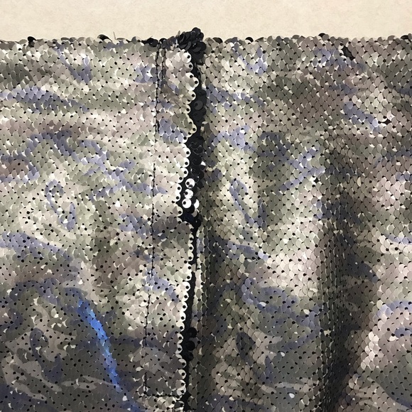 Free People Camo Skinny Sequin Mini Skirt - Picture 7 of 15